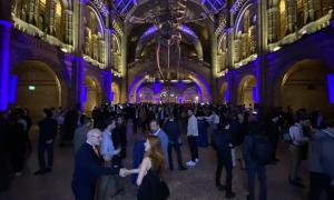 JANUS members at poster session.  Presenting and discussing posters. 